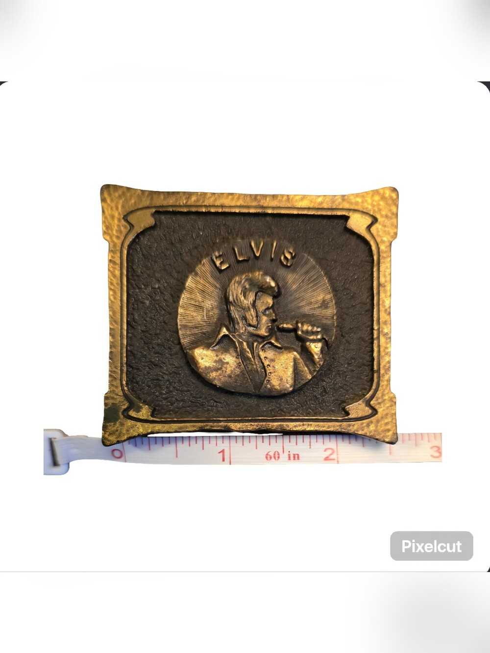 Vintage 1992 Limited Edition Elvis Presley Cast Pewter Belt Buckel